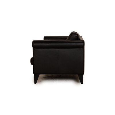 CL 500 2-Seater Sofa in Black Leather from Erpo-RQW-1748191