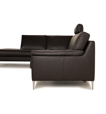 CL 650 Corner Sofa in Anthracite Leather from Erpo-RQW-1785878