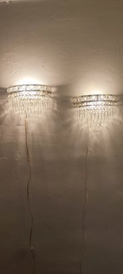 Classic Crystal Wall Lights, France, 1950s, Set of 2-RGF-1449196