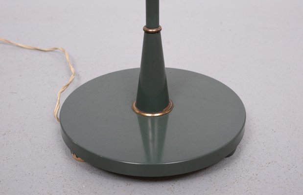 Classic Green Colored Floor Lamp, 1950s-GCG-2024644