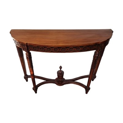 Classic Louis Xvi Style Mahogany Console Wall Table, 1990s-VHW-2040592