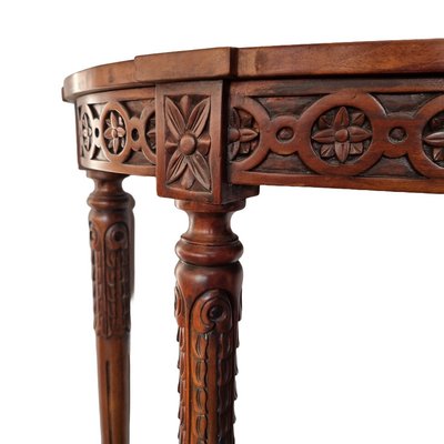 Classic Louis Xvi Style Mahogany Console Wall Table, 1990s-VHW-2040592