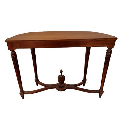 Classic Louis Xvi Style Mahogany Console Wall Table, 1990s-VHW-2040592