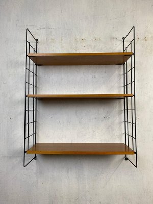 Classic Teak Ladder Shelf in String Design-GPQ-1782307