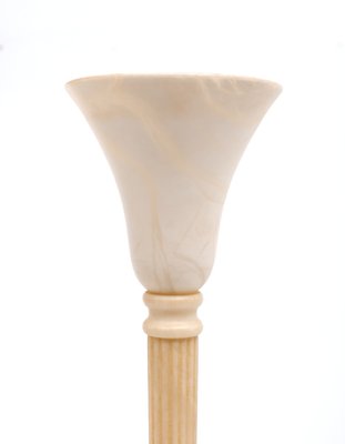 Classical Greek Alabaster Table Lamps, Spain, 1970s, Set of 2-GCG-1358078