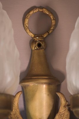 Classical Style Wall Lamps With Angels, Set of 2-AOI-1145668