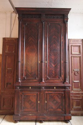 Classicist Top Cabinet in Rosewood, 19th Century-TAT-998569