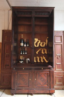 Classicist Top Cabinet in Rosewood, 19th Century-TAT-998569