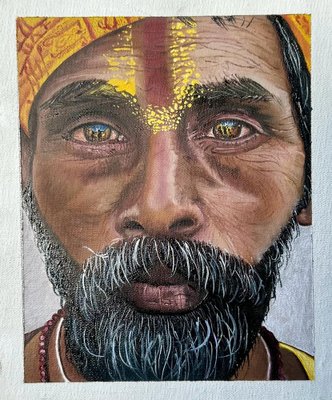 Claudia Benavente, The Indian Man, 2023, Oil on Canvas-NKY-1762894