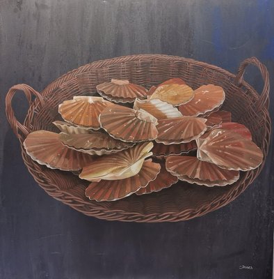 Claudine Picard, Coquilles, 2017, Oil on Canvas-CHG-917409