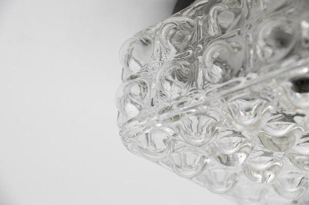 Clear Bubble Glass Flush Mount Lamp by Helena Tynell, Germany, 1960s-KQB-1745969