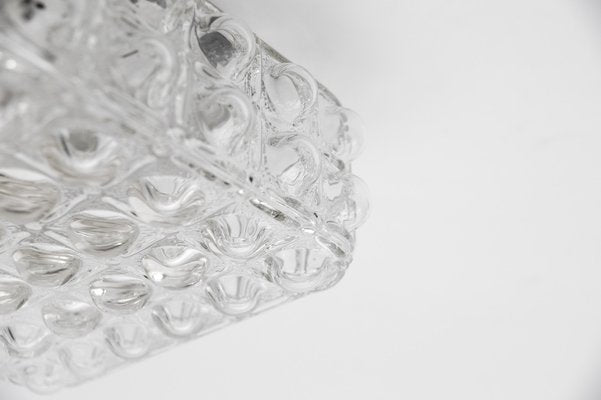 Clear Bubble Glass Flush Mount Lamp by Helena Tynell, Germany, 1960s-KQB-1747283