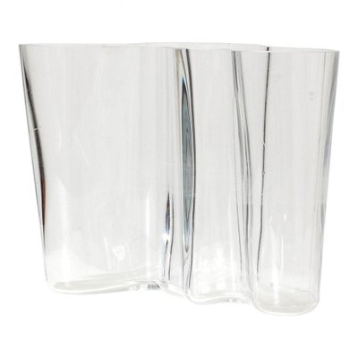 Clear Glass Vase by Alvar Aalto for Iittalo-MTD-1400066