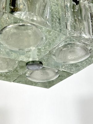 Clear Murano Glass Pendant Lamp from Poliarte, 1970s-OT-1314797