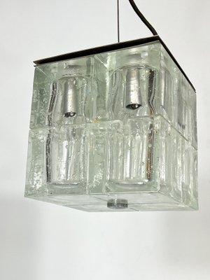 Clear Murano Glass Pendant Lamp from Poliarte, 1970s-OT-1314797