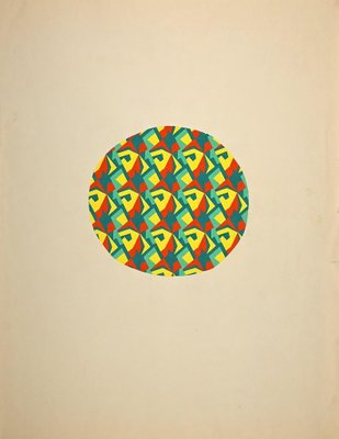 Clement Kons, Composition 1920s, Tempera-ZCI-885370