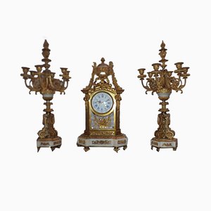 Clock and Candlesticks, Set of 3-AKA-864057