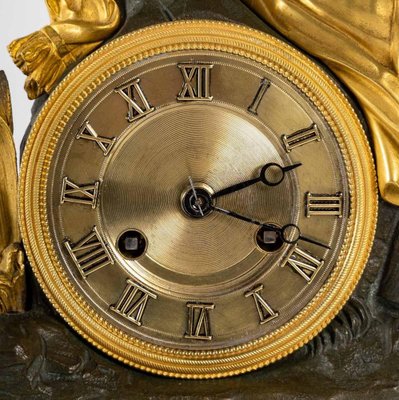 Clock in Gilt and Patinated Bronze-WFS-1260045