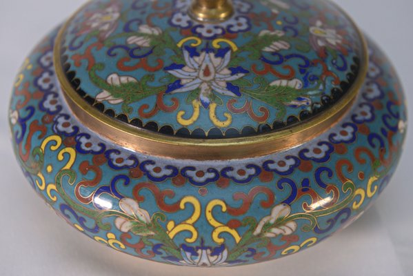 Cloisonne Enamel Candy Dish, 1960s-NEN-2017583