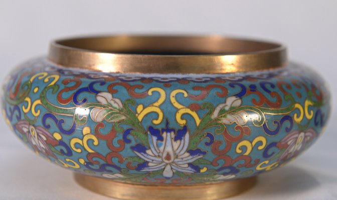 Cloisonne Enamel Candy Dish, 1960s-NEN-2017583