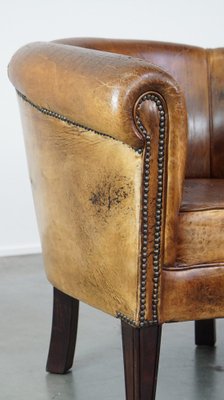 Club Chairs in Sheep Leather, Set of 2-HPP-2036603