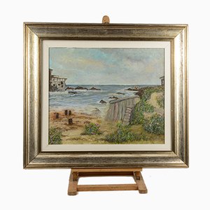 Coastal View Painting, 1980s-RAQ-937109