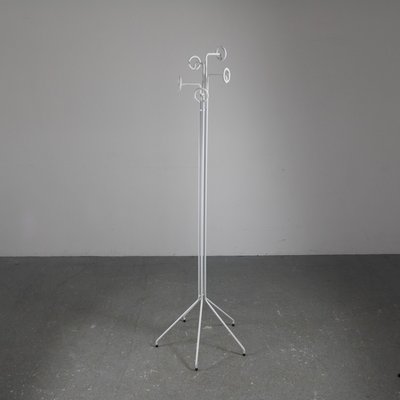 Coat Hanger in White Lacquered Metal, 1970s-SXX-1273211