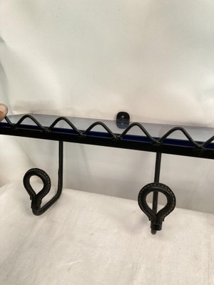 Coat Rack in Leather by Jacques Adnet, 1950s-VRR-1786755