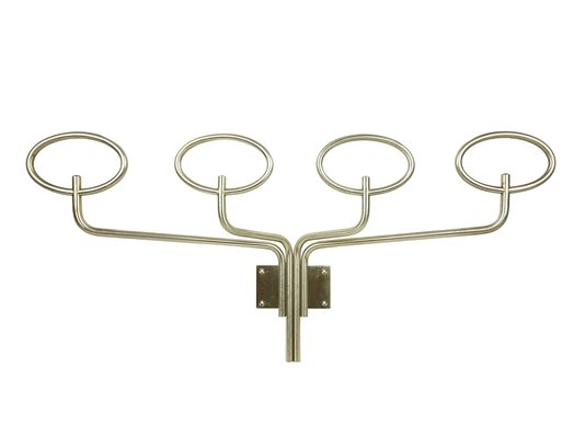 Coat Rack in Nickel-Plated Metal by Sergio Mazza for Artemide, 1970s-RD-1279636