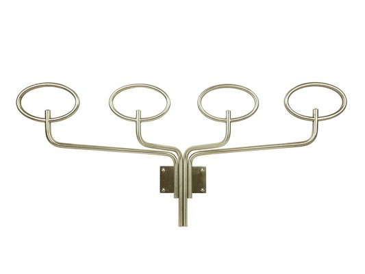 Coat Rack in Nickel-Plated Metal by Sergio Mazza for Artemide, 1970s-RD-1757912