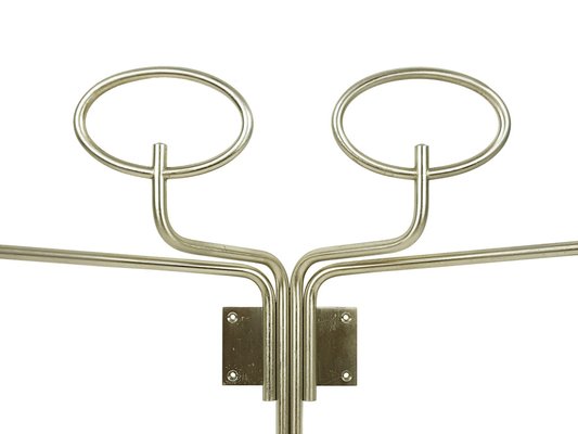 Coat Rack in Nickel-Plated Metal by Sergio Mazza for Artemide, 1970s-RD-1279636