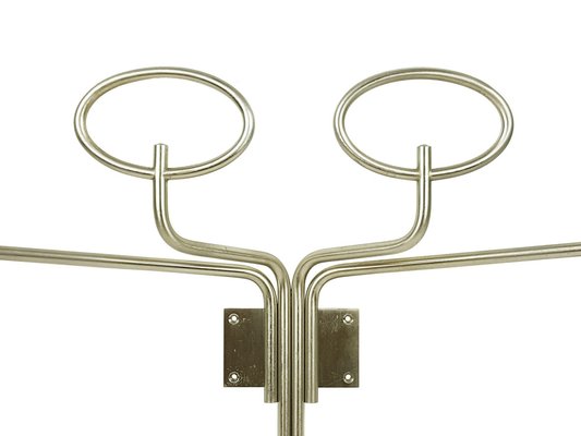 Coat Rack in Nickel-Plated Metal by Sergio Mazza for Artemide, 1970s-RD-1757912