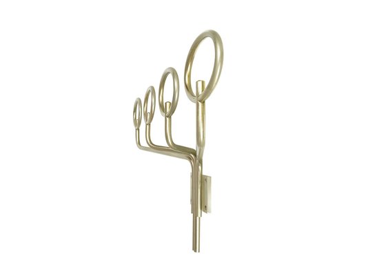 Coat Rack in Nickel-Plated Metal by Sergio Mazza for Artemide, 1970s-RD-1279636