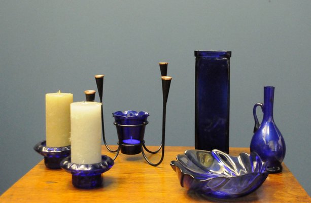 Cobalt Candlestick by Jens Harald Quistgaard, Denmark-KDW-1187435