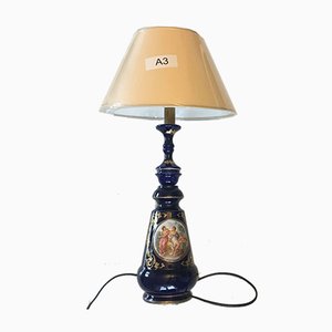 Cobalt Porcelain Table Lamp, 1980s-WQQ-776116