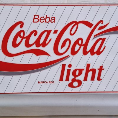 Coca Cola Light Luminous Advertising Sign, 1980s-FRB-1789670