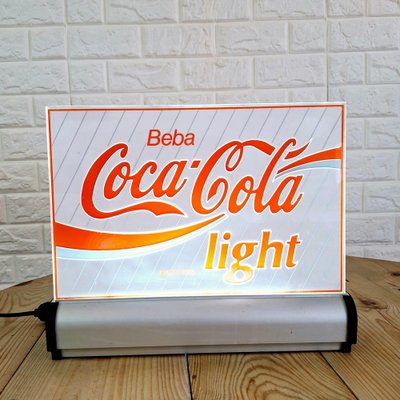 Coca Cola Light Luminous Advertising Sign, 1980s-FRB-1789670