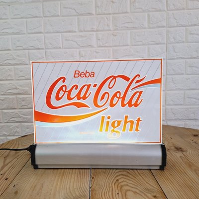 Coca Cola Light Luminous Advertising Sign, 1980s-FRB-1789670