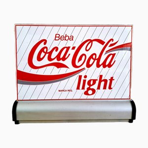 Coca Cola Light Luminous Advertising Sign, 1980s-FRB-1789670