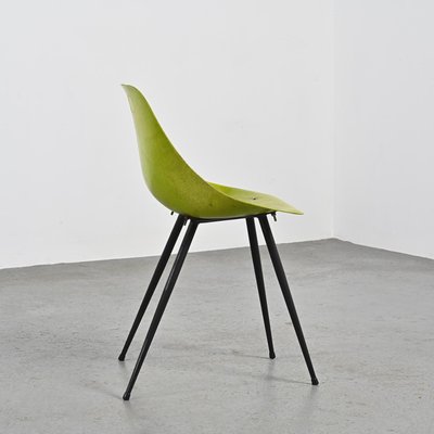 Coccinelle Dining Chair by René Jean Caillette for Steiner, 1950s-GJR-2024453