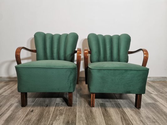 Cocktail Armchairs by Jindřich Halabala, 1950s, Set of 2-QJA-1731768