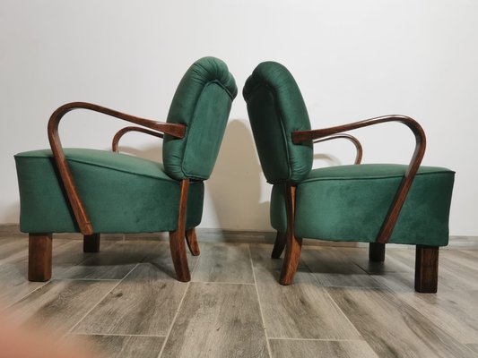 Cocktail Armchairs by Jindřich Halabala, 1950s, Set of 2-QJA-1731768