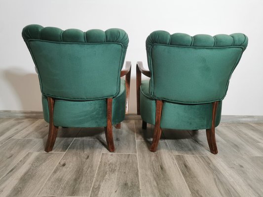 Cocktail Armchairs by Jindřich Halabala, 1950s, Set of 2-QJA-1731768