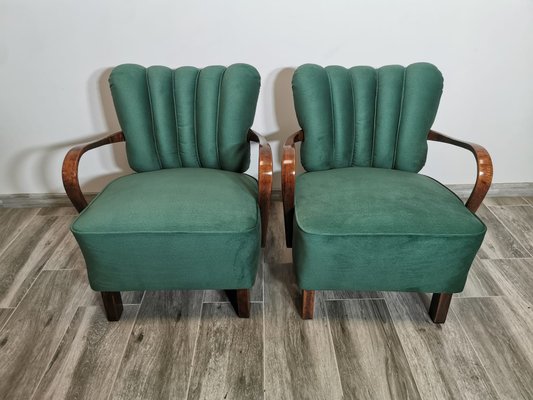 Cocktail Armchairs by Jindřich Halabala, 1950s, Set of 2-QJA-1731768