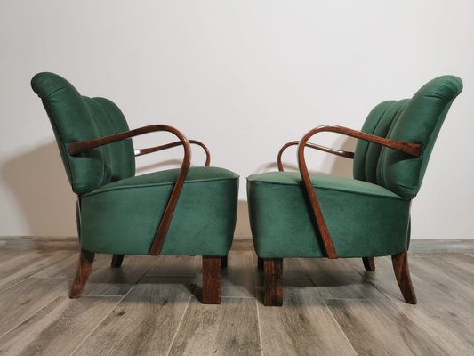 Cocktail Armchairs by Jindřich Halabala, 1950s, Set of 2-QJA-1731768