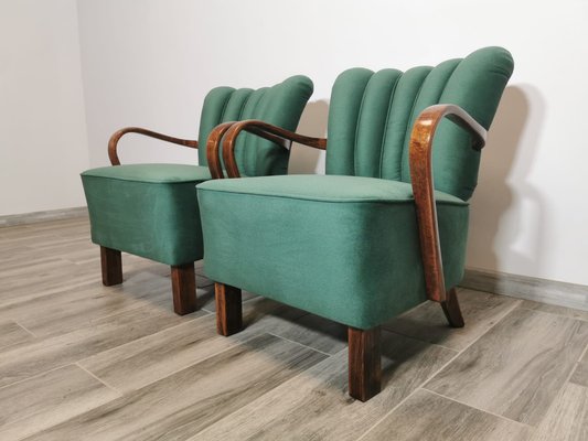 Cocktail Armchairs by Jindřich Halabala, 1950s, Set of 2-QJA-1731768