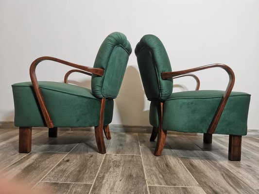 Cocktail Armchairs by Jindřich Halabala, 1950s, Set of 2-QJA-1731768