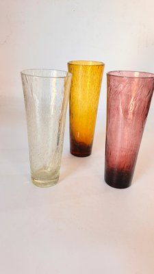 Cocktail Glasses from Biot, 1970, Set of 3-UR-2031646