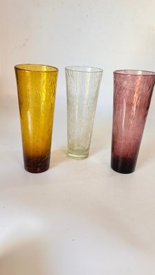 Cocktail Glasses from Biot, 1970, Set of 3-UR-2031646