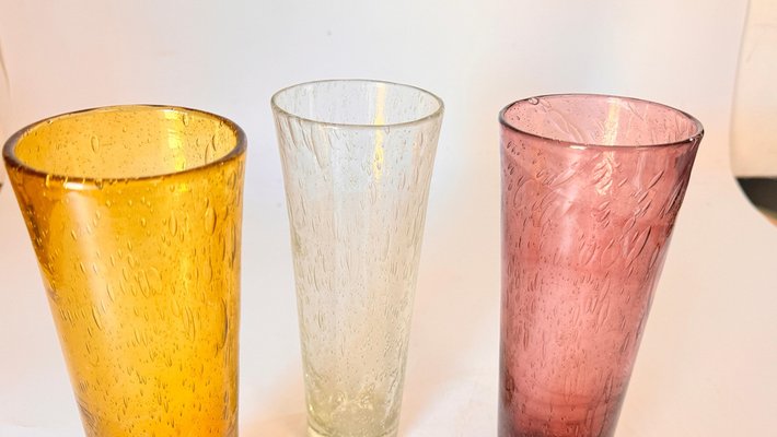 Cocktail Glasses from Biot, 1970, Set of 3-UR-2031646